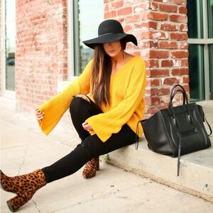 NWT BP black floppy hat